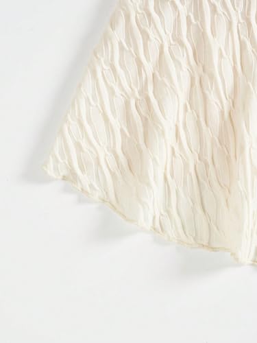 SHENHE Women's Tie Halter Neck Backless Ruffle Hem Sexy Peplum Crop Top Sleeveless Top4