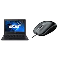 Acer Travelmate Laptop (Intel Pentium/8GB RAM & 128GB SSD Storage/Win 11 Home) – TMB311-31 + Microsoft Office 365 Subscription + Mouse