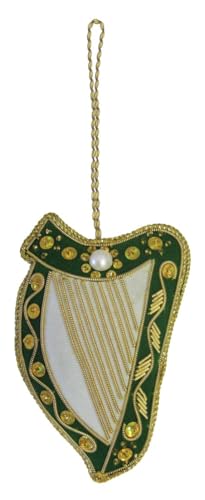 Harpe décorative irlandaise suspendre velours décoration Noël - 4