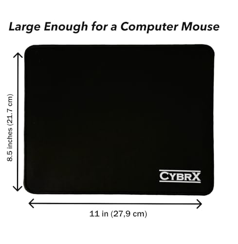 Mouse Pad – Waterproof Surface, Non-Slip Rubber Base, Anti-Fray Stitched Edges, Ultra-Smooth Texture – Gaming & Office Use – Bulk Friendly – Black - Image 5