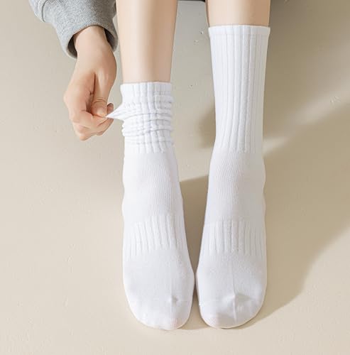 Cotton Ribbed Athletic Running Socks Sports Socks Arch Support Breathable Cushioned Socks for Men Women (6 Pairs)3