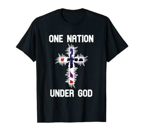 T-shirt One Nation Under God Independence T-Shirt Cover