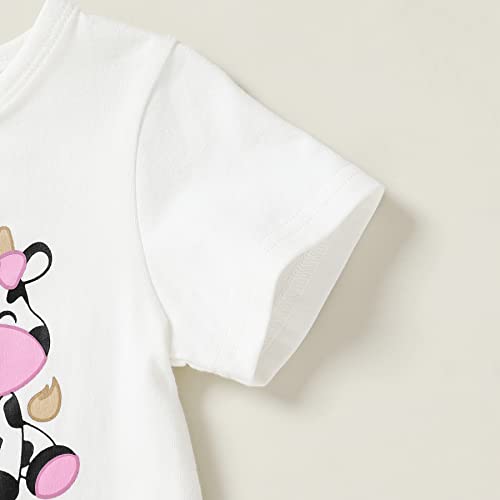 YOUNGER TREE Toddler Baby Girls Clothes Watermelon T-shirt + Linen Shorts with Belt Cute Summer Short Set4