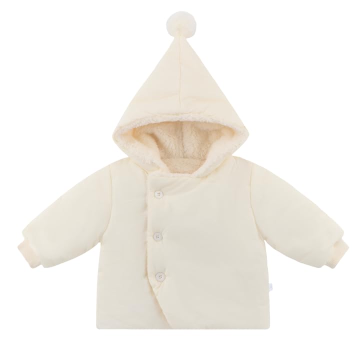 Baby Girl Winter Fleece Jacket Toddler Boy Puffer With Hood Coat Infant Clothes