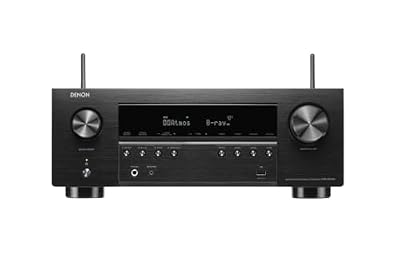 Denon AVR-S960H 8K Ultra HD 7.2 Channel (90Watt X 7) AV Receiver 2020 Model - Built for Gaming, Music Streaming, 3D Audio & Video, Alexa + HEOS, Black