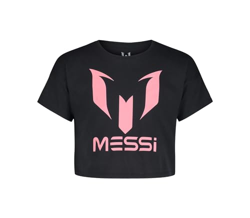 Image of Messi Girls' Lifestyle Short Sleeve T-Shirt, Slim-fit Graphic Tee