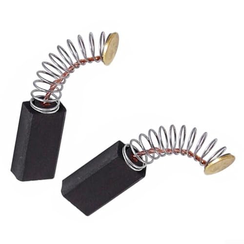 Escobillas de carbón 1607014117 para lijadoras Bosch GEX 125 AC GSS 230 AE, paquete de 2 con alambre y resortes