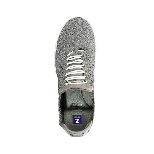 Image of Zee Alexis Women's Danielle Sneakers | Breathable Lightweight Flexible Casual Comfortable Slip-On No-Tie Elastic Laces Woven Shoes