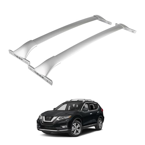 300LBS Full Aluminum Roof Rack Cross Bars for 2014-2020 Rogue, Aluminum Anti-Corrosion CrossBars Cargo Carrier for Rooftop Bag Luggage Kayak Bicycles Canoe