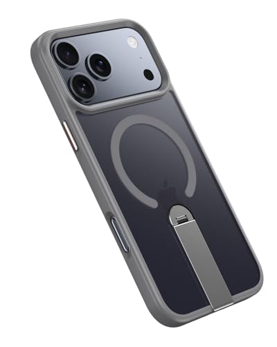 Coque iPhone 17 Pro Max antichoc anti-traces grise réglant le problème des chutes