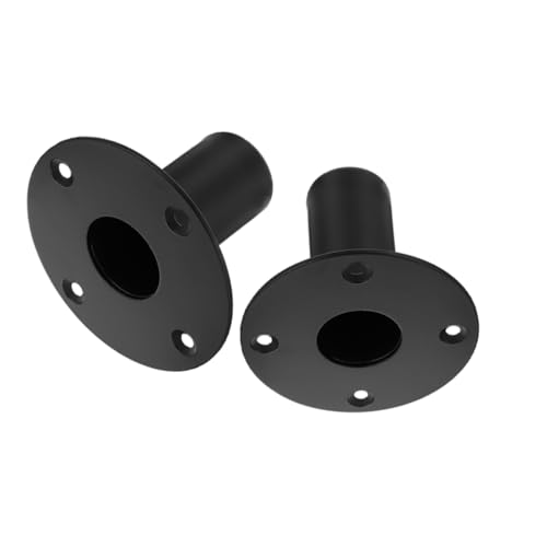 Hemoton 2pcs Speaker Bracket Indoor Stage Loudspeaker Accessory Metal Speaker Base for Bookshelf