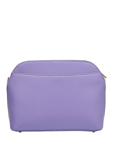 Image of Da Milano Women's Leather Sling Bag - Purple