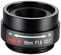 Obiettivo 16mm. 3MPX. F1.6. 1/2.5". CS. HFOV 20°