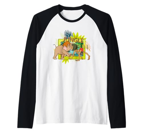 Disney The Jungle Book t-shirt raglan de baseball vêtement enfant imprimé jungle