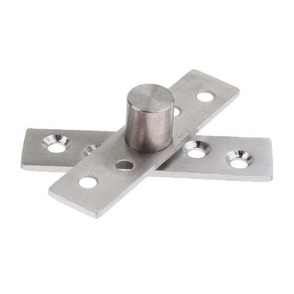 Image of VELURA 4xStainless Steel Concealed 360 Degree Rotary Hinge Revolving Door Hinge 75x18x3mm|1 Piece Hinge|Door Hinges| Home Improvement |Home & Garden