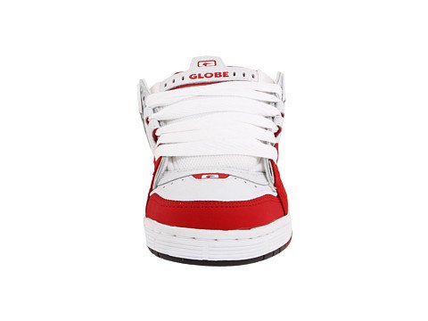 Image of Globe Men's Sabre Skate Shoe,White /Red,9.5 D(M) US