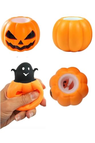 Balkabağı Sıkmalı Yumuşak Squishy Stres Oyuncağı, 3+ Yaş