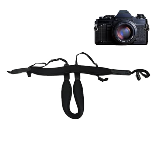 PUCHEN Alça de pescoço para câmera, alça de câmera ajustável - Câmera com alça de ombro ajustável de