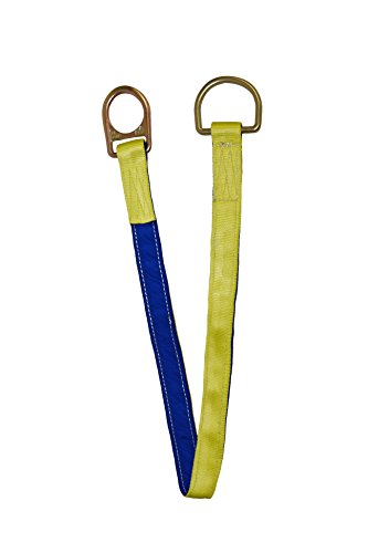 Elk River 26774 EZE-Man Nylon/Polyester Web Sling with 2 D-Ring, 4' Length x 1-3/4