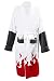 Produktbild Karnestore Herren Namikaze Minato Akatsuki Kimono Bademantel Robe Fleece Winter Lounge Kragen Schal Pyjama Nachtwäsche