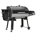Camp Chef Woodwind 36 Pellet Grill with Sidekick Flat Top - Stainless Steel Barbecue Grill with WiFi Connectivity - 1236 sq in Total Rack Area