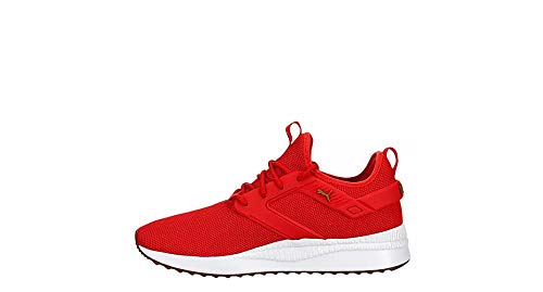 PUMA Mens Pacer Next EXCEL HIGH Risk RED PUMA White Gold Size 11