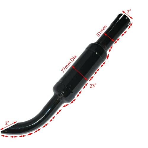 AEspares Mini Escape Vertical Negro Recubierto New Holland Sonalika Tractor