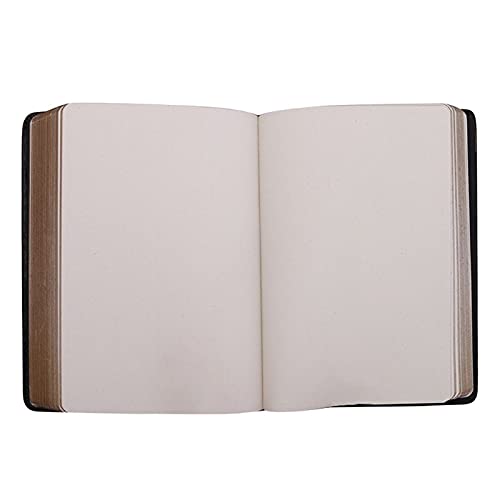 zeszyt， Klasyczny, zabytkowy dziennik, szkicownik, gruba, pusta strona, skórzana okładka