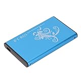 XUXHOU Hochgeschwindigkeits -Getriebefestkino mit Aluminiumlegierung, LED -Indikator für Tragbare Desktop Benutzer (Blue)