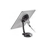 CTA Digital Suction Mount Stand with Theft Deterrent Lock for tablets and smartphones (PAD-SMT)