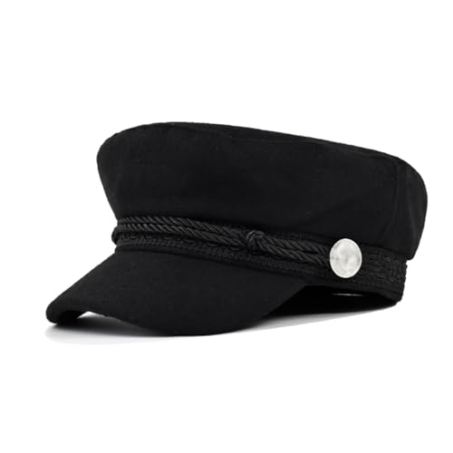 VANTOBEST Modische Damen-Mütze, Fiddler-Cap, Schirmmütze für...