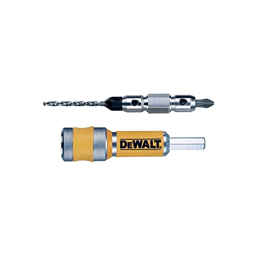 DeWalt DT7603-XJ - Sistema "Flip & Drive" completo con conector, avellanador, broca piloto 6 mm y punta de atornillar Pz2