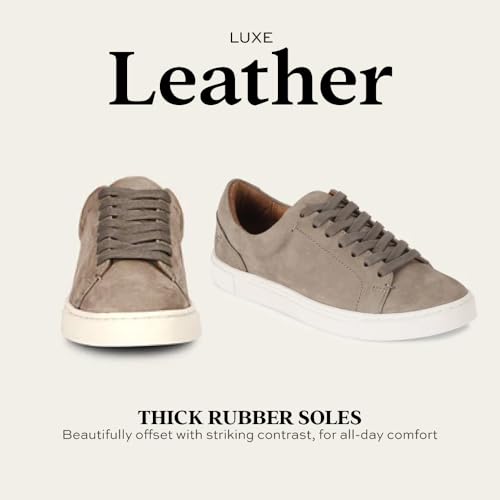 Image of Frye Ivy Low Lace Sneakers for Women - Removable Footbed Shoes - Leather Womens Casual Shoes - Crafted from Soft, Vintage Italian Leather with Removable Molded Footbed