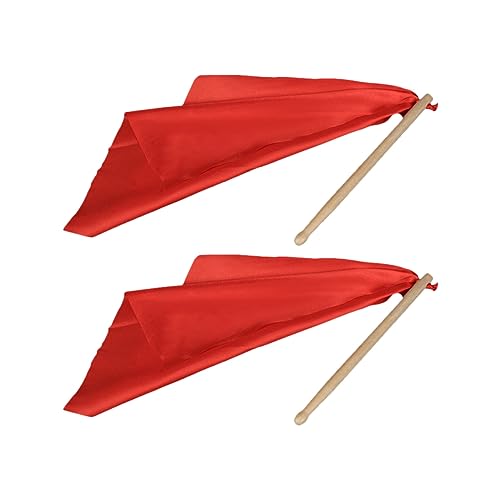 Baquetas de Madera para Tambor de Práctica Color Rojo miniatura 1