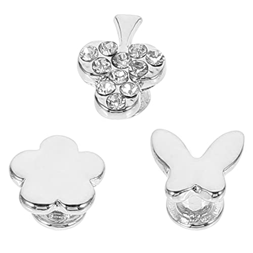 Uhrenarmband Charms Kompatibel mit Smartwatch Series 7 6 5 4 3 2 1 Silikonbänder, 3 Stück Uhrenarmband Dekorative Charms Uhrenarmbandnägel Dekorative Uhren Charm Bolzen Silikonband Charms Cover