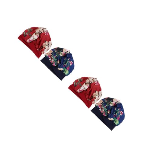 Chapeau turban large en satin pour protéger les cheveux pendant le sommeil des femmes