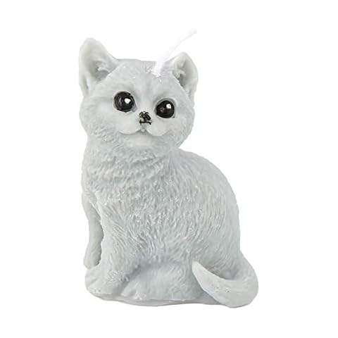 Grainrain 3D Handmade Candle Molds Candle Making Mould Animal Silicone Soap Mold Cat (SXY232) Cover