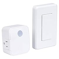 Algopix Similar Product 5 - Utilitech White Remote Control Outlet
