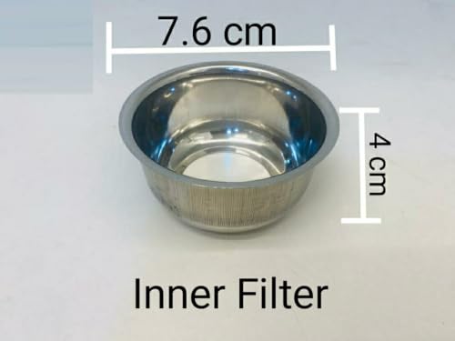 Image of Stainless Steel Centre Hole Round Floor Drain 5 Inch | Anti Cockroach Bathroom Drain Jali | Floor Trap Cover