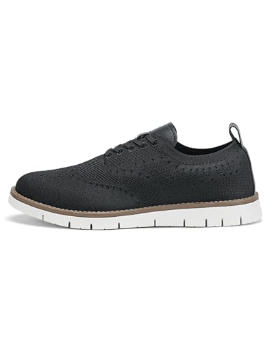 Image of KESCOO Mens Casual Comfort Business Dress Shoes Walking Tennis Sneakers