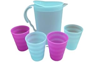 Tupperware Mini Impressions Kids Party Set Pitcher Tumblers