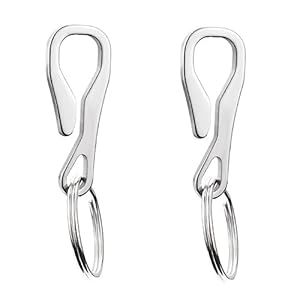 JUMPLAWN 2 Sätze Schlüsselanhänger-Karabiner