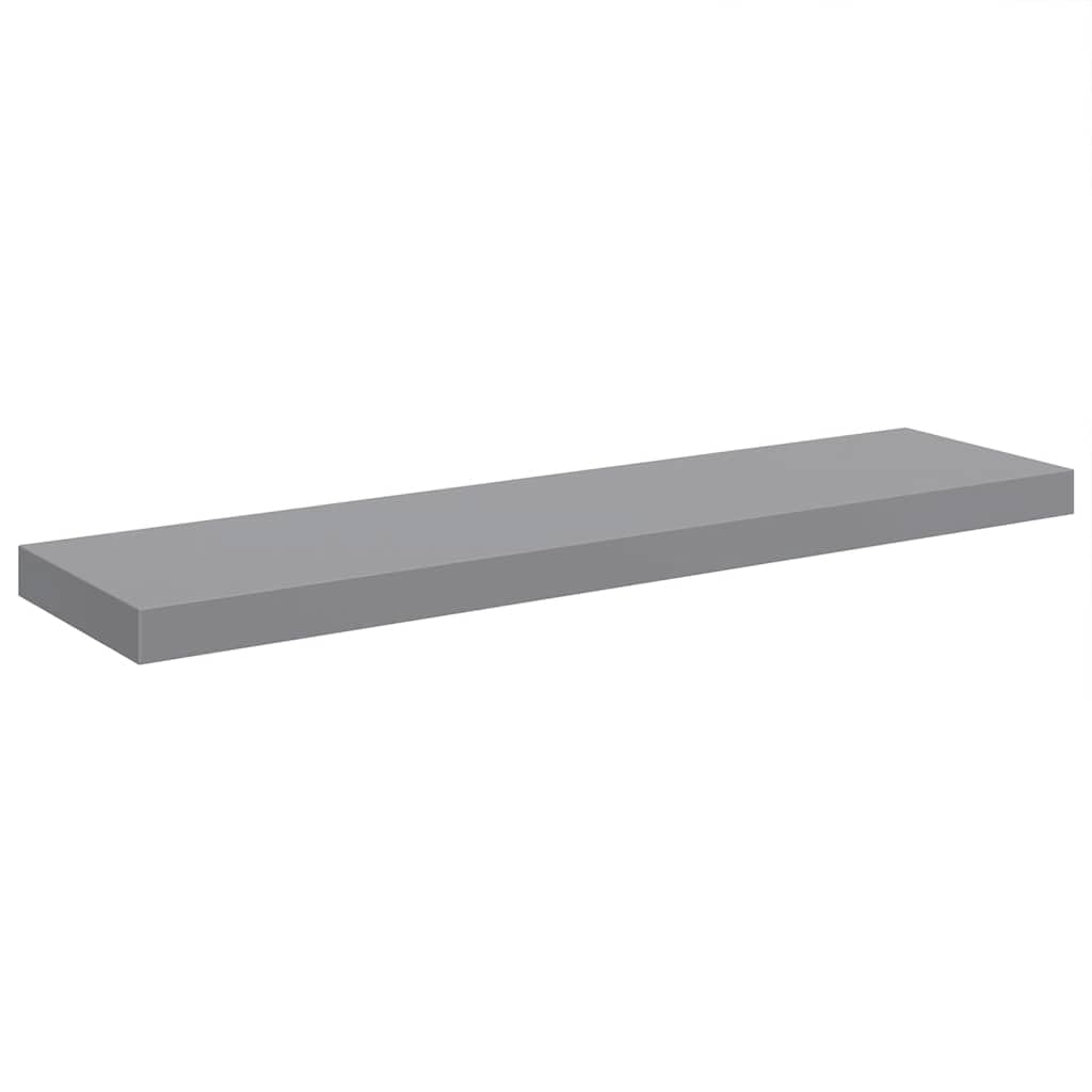 Mangloder - Set di 4 mensole sospese da parete in MDF con telaio in metallo, 90 x 23,5 x 3,8 cm, da appendere, moderne, salvaspazio, per soggiorno, camera da letto, cucina, ufficio, per riporre e