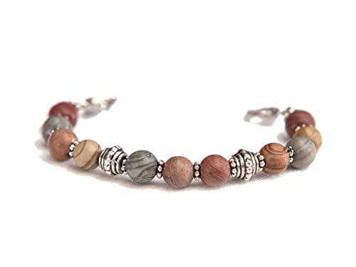 STRETCH Medical Alert Bracelet, Interchangeable Replacement Medical ID Bracelet, MEDICAL ID TAG NOT INCLUDED (Woodland Cozy, Average (5.5 inches) â€“ Most Common Size)