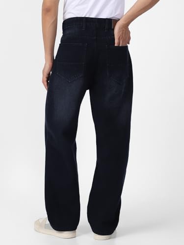 Image of Urbano Fashion Men Mid Rise Loose Jeans