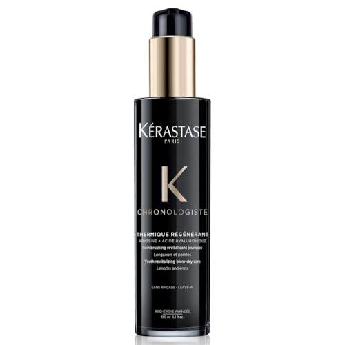 Kérastase Chronologiste, Protector Térmico, Protector Capilar Revitalizante, Para Todo Tipo de Pelo, Thermique Régénérant, 150 ml