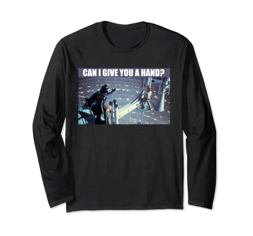T-shirt à manches longues Star Wars Darth Vader mème rigolo noir en coton vêtement décontracté d'automne