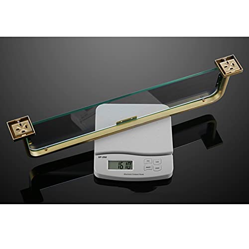 Étagère murale en verre trempé brossé pour douche