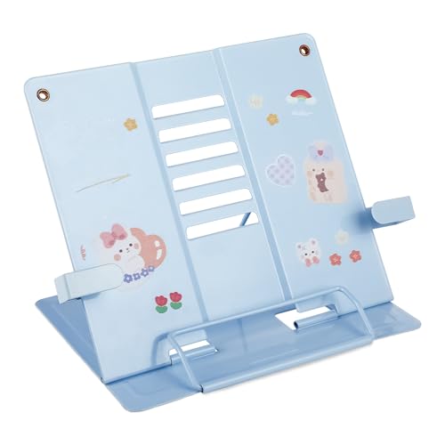 Atril Para Libros - Soporte de Libros de Plegable - Multifuncional Soporte de Lectura para Lectura - adecuado para libros de texto, documentos, partituras, iPads y otros materiales de lectura