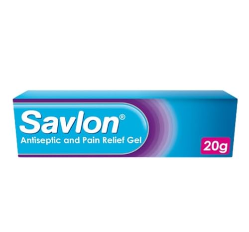Savlon Antiseptic & Pain Relief Gel First Aid for Relief of Pain Itching & Irritation Contains Anaesthetic to Numb Pain & Antiseptic to Help Prevent Infection (20g 1 pack)